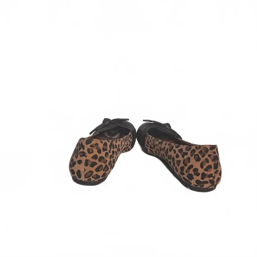 Born Women's Leopard Print Ballet Flats Size 7 1/2‎ M